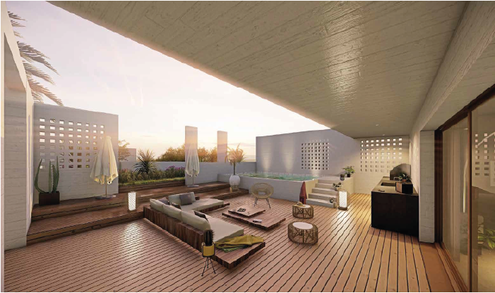 Vente appartement T4 luxe Lattes avec belles terrasses