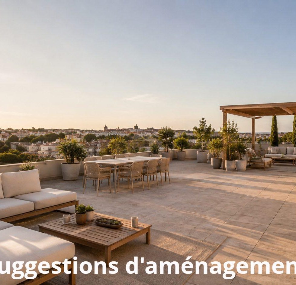 appartement avec grande terrasse Montpellier